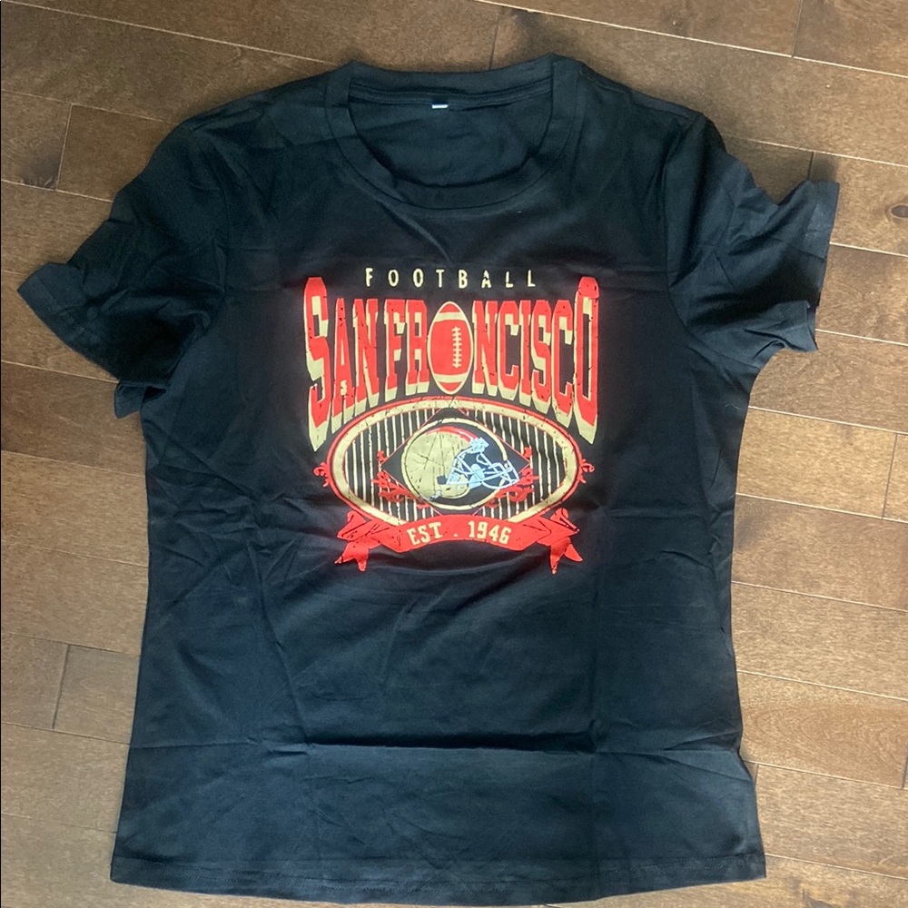 Black San Francisco Football T-Shirt